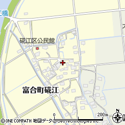 熊本県熊本市南区富合町硴江357周辺の地図