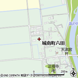 熊本県熊本市南区城南町六田910周辺の地図