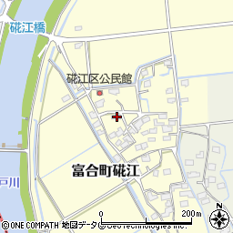 熊本県熊本市南区富合町硴江364-1周辺の地図