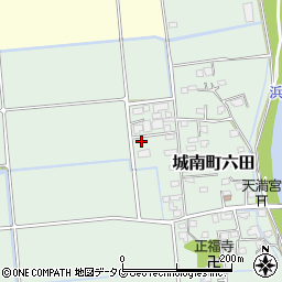 熊本県熊本市南区城南町六田923周辺の地図
