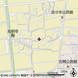 熊本県熊本市南区富合町志々水260周辺の地図
