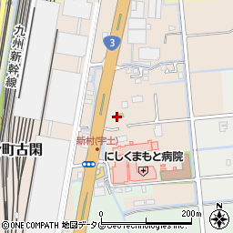 日本一たい焼　熊本富合店周辺の地図