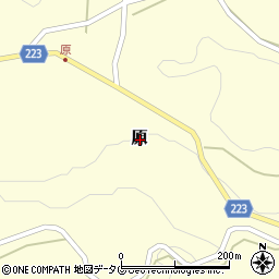 熊本県上益城郡山都町原周辺の地図