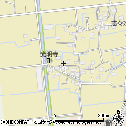 熊本県熊本市南区富合町志々水280周辺の地図