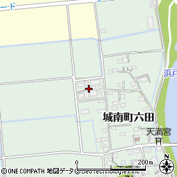 熊本県熊本市南区城南町六田922周辺の地図