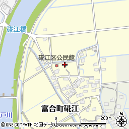 熊本県熊本市南区富合町硴江372-2周辺の地図