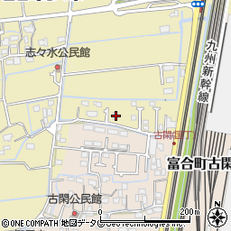 熊本県熊本市南区富合町志々水191周辺の地図
