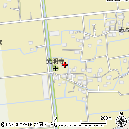 熊本県熊本市南区富合町志々水287周辺の地図
