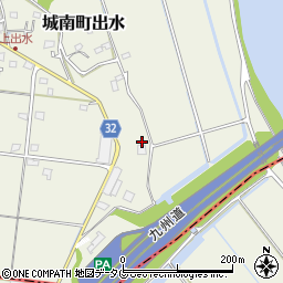 熊本県熊本市南区城南町出水753周辺の地図