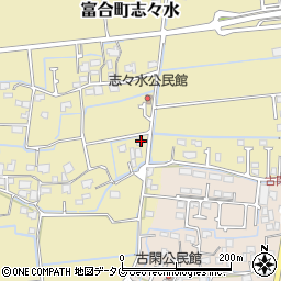 熊本県熊本市南区富合町志々水229周辺の地図