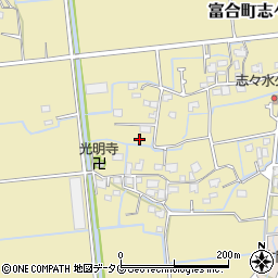 熊本県熊本市南区富合町志々水334周辺の地図