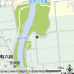 熊本県熊本市南区城南町六田279周辺の地図