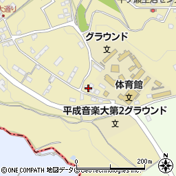 熊本県上益城郡御船町滝川1681-3周辺の地図