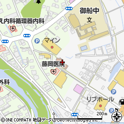 老人保健施設御船清流園周辺の地図