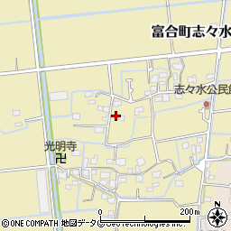 熊本県熊本市南区富合町志々水354周辺の地図