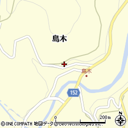 熊本県上益城郡山都町島木5519周辺の地図