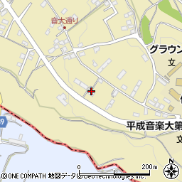 熊本県上益城郡御船町滝川1754周辺の地図
