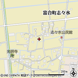 熊本県熊本市南区富合町志々水357周辺の地図