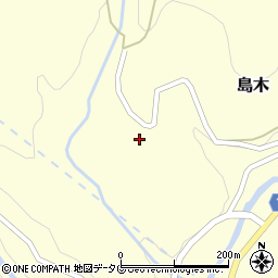 熊本県上益城郡山都町島木5705周辺の地図