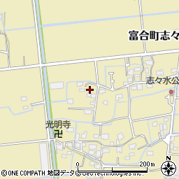 熊本県熊本市南区富合町志々水321周辺の地図