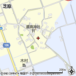 熊本県上益城郡甲佐町芝原988-2周辺の地図