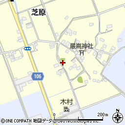熊本県上益城郡甲佐町芝原955周辺の地図