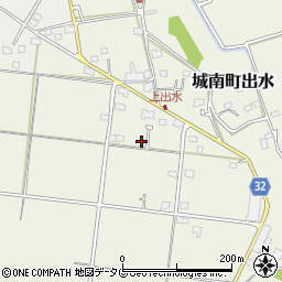 熊本県熊本市南区城南町出水768周辺の地図