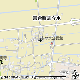 熊本県熊本市南区富合町志々水368周辺の地図