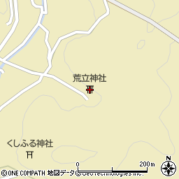 荒立神社周辺の地図