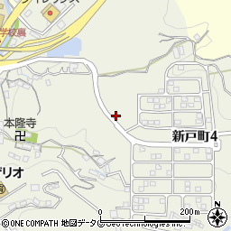 長崎県長崎市新戸町周辺の地図
