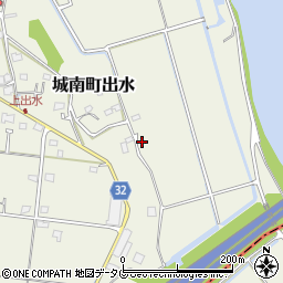 熊本県熊本市南区城南町出水610周辺の地図