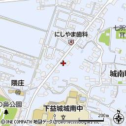 中九州城南タクシー周辺の地図