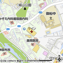 １００円ショップセリア　御船マイン店周辺の地図