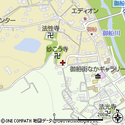 熊本県上益城郡御船町滝川1036-3周辺の地図