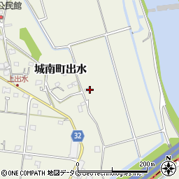 熊本県熊本市南区城南町出水628周辺の地図