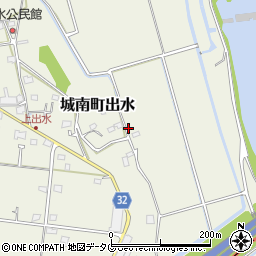 熊本県熊本市南区城南町出水626周辺の地図