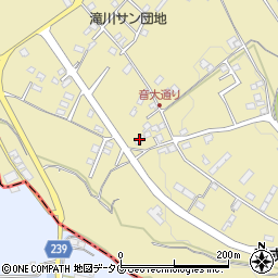 熊本県上益城郡御船町滝川1858周辺の地図