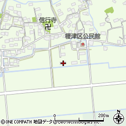 熊本県熊本市南区富合町榎津265-1周辺の地図