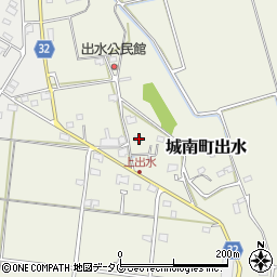 熊本県熊本市南区城南町出水809周辺の地図