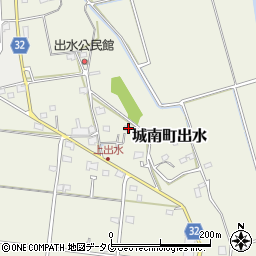 熊本県熊本市南区城南町出水804周辺の地図