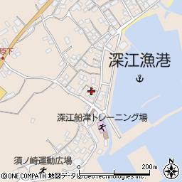 長崎県南島原市深江町丙163-1周辺の地図