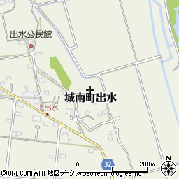 熊本県熊本市南区城南町出水837周辺の地図