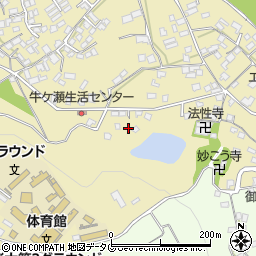 熊本県上益城郡御船町滝川1612周辺の地図