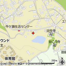 熊本県上益城郡御船町滝川1610周辺の地図
