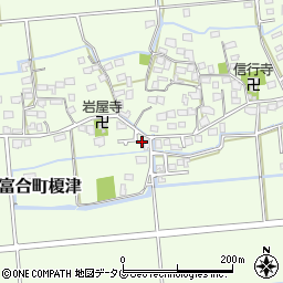 熊本県熊本市南区富合町榎津285-11周辺の地図