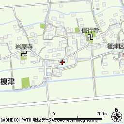 熊本県熊本市南区富合町榎津270-8周辺の地図