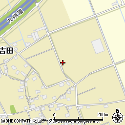 熊本県甲佐町（上益城郡）吉田周辺の地図