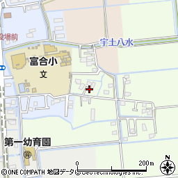 熊本県熊本市南区富合町榎津518-3周辺の地図