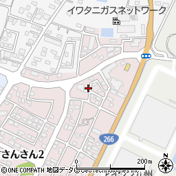 熊本県熊本市南区城南町さんさん1丁目7周辺の地図