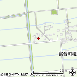 熊本県熊本市南区富合町榎津792周辺の地図